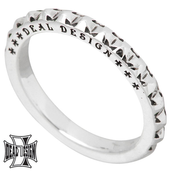 DEAL DESIGN(ディールデザイン) タイニー クロス フル スタッズ シルバー リング 指輪 3～23号・392201を販売。商品点数
