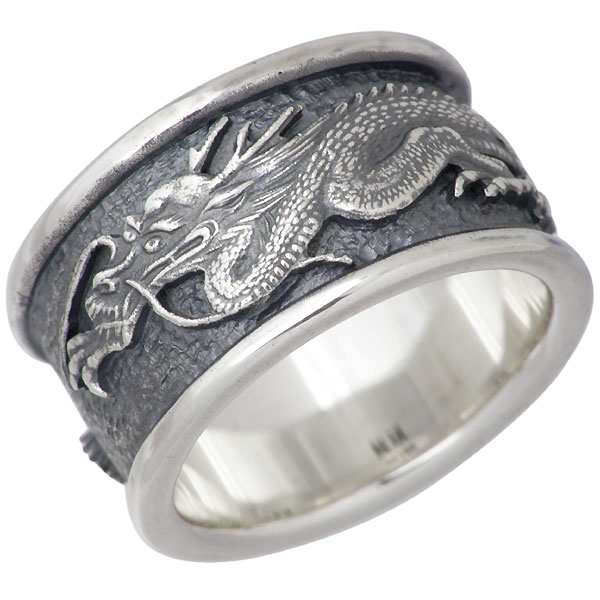 龍頭 (RYUZU) 龍 シルバー リング 指輪 17～23号 ドラゴンを販売。商品 ...