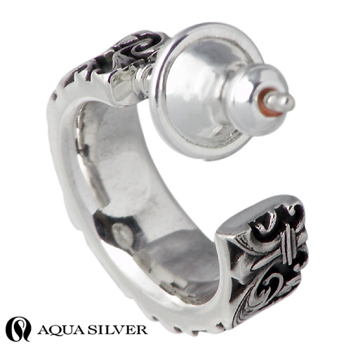 AQUA SILVER(アクアシルバー) フープ型 シルバー ピアス 2個売り AQUA SILVER(アクアシルバー) フープ型 シルバー ピアス 2個売り