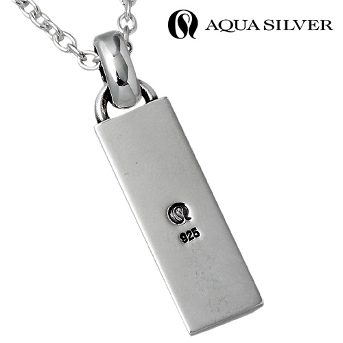 AQUA SILVER(アクアシルバー) プレート型 シルバー ペンダントを