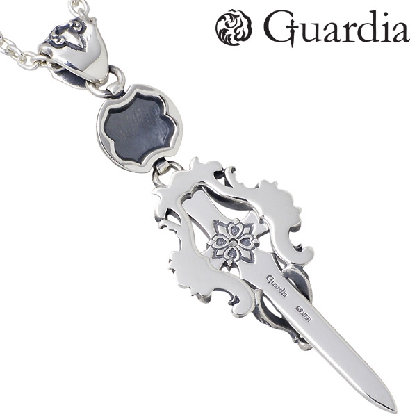 Guardia(ガルディア) Ares 剣 シルバー ネックレス チェーン付き 
