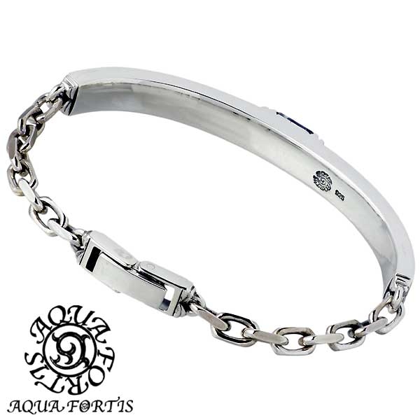 AQUA FORTIS(アクアフォーティス) シルバー ブレスレット ストーンを