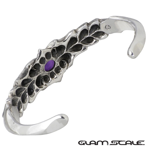 GLAM SCALE (グラムスケイル) シルバー バングル アメジスト