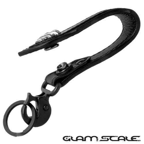 Glam Scale グラムスケイル レザー キーチェーン キー リング ブラックを販売 商品点数3万点以上 シルバーアクセサリー シーズ 通販 Glam Scale グラムスケイル レザー キーチェーン キー リング ブラックを販売 商品点数3万点以上 シルバーアクセサリー シーズ 通販