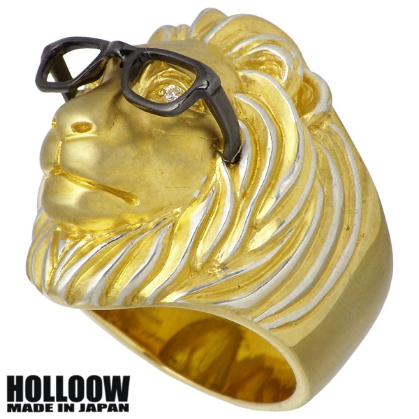 最新作 ライオン ケルビム HOLLOOW(ホロウ) シルバー カラー リング アクセサリー