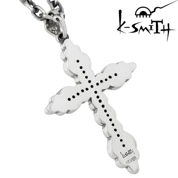 激レア k-smith 18金 ブラックダイヤ ネックレス シルバー
