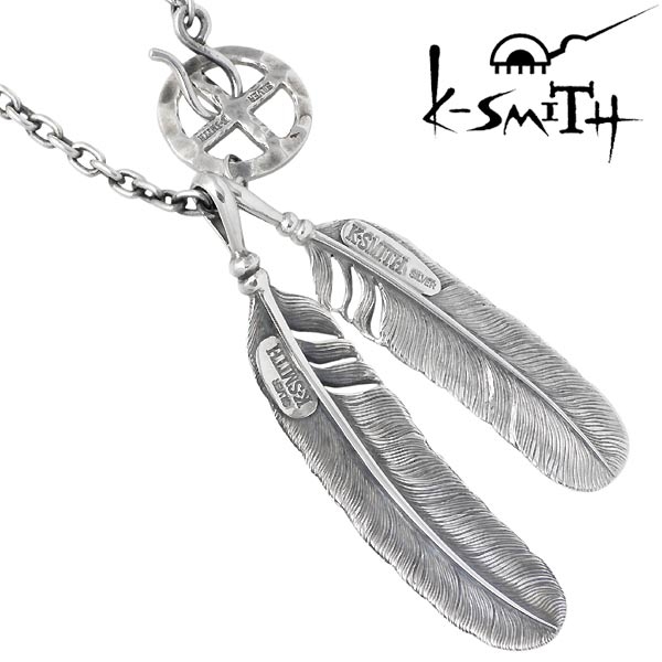 K-smithフェザー　ハンドメイド　シルバー925ネックレス