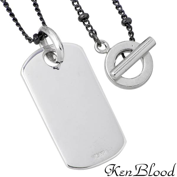 KEN BLOOD(ケンブラッド) シルバー ネックレス ドッグタグを販売