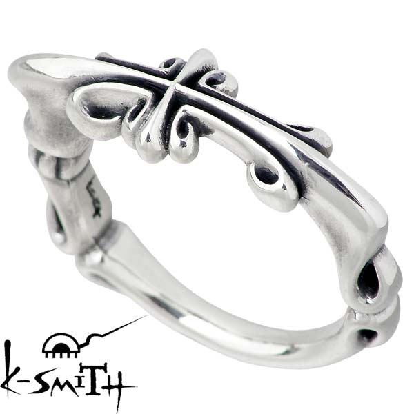 K-SMITH(ケースミス) クロス シルバー リング メンズ 十字架 指輪 17