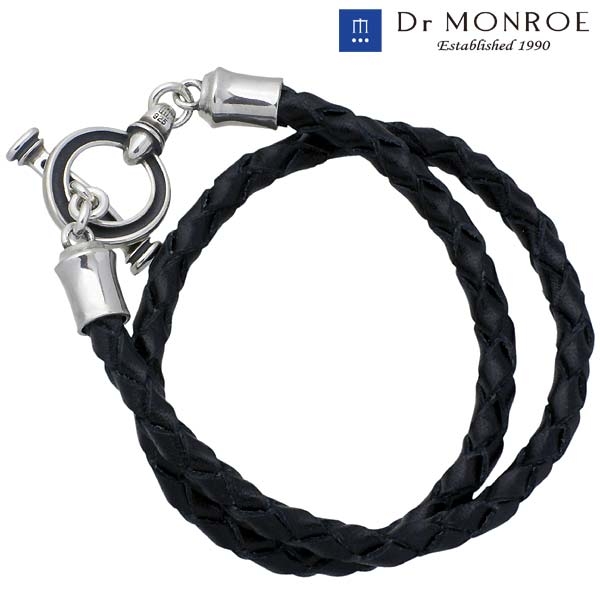 Dr MONROE ドクター モンロー レザーブレスレット ブラック 楽天市場】Dr MONROE ドクターモンロー ブレスレット レザー 革
