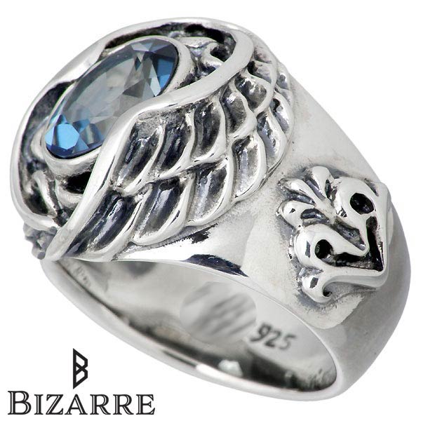 Bizarreビザール 925silverフェザーアラベスク リング約20号