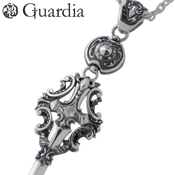 Guardia(ガルディア) Ares 剣 シルバー ネックレス チェーン付き Guardia(ガルディア) Ares 剣 シルバー ネックレス チェーン付き