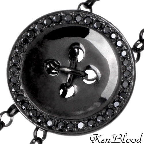KEN BLOOD(ケンブラッド) ボタン モチーフ シルバー ネックレス