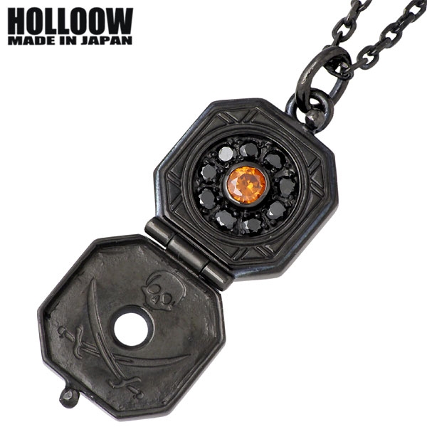 HOLLOOW(ホロウ) ワールド コンパス シルバー ネックレス