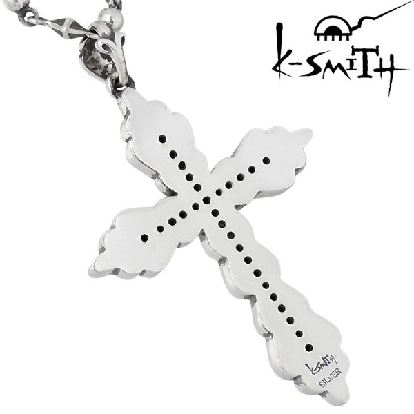 K-SMITH(ケースミス) シルバー クロス ネックレス L