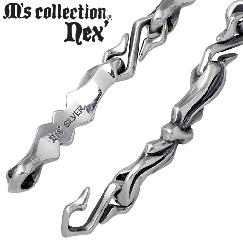 M's collection(エムズ コレクション) nex' シルバー ブレスレット メンズ・X0134を販売。商品点数3万点以上。シルバー