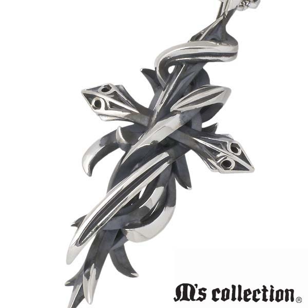 M's collection(エムズ コレクション) クロス シルバー ネックレス メンズ 十字架を販売。商品点数3万点以上。シルバーアクセサリー -  シーズ / 通販