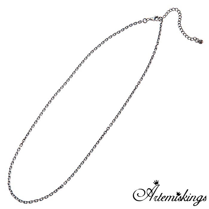 アルテミスキングス ARTEMIS KINGS 4面カット AK シルバー アズキ チェーン 2.5mm 45cm AKCN0014メンズ レディース シルバーアクセサリーブランド「 ARTEMISK
