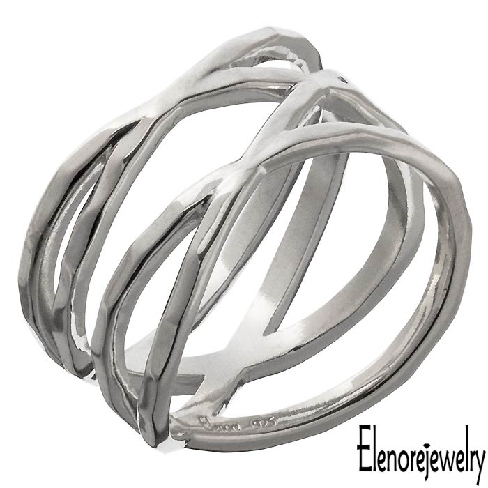 エレノアジュエリー Elenore Jewelry シルバー リング SV ラップ レディース 9号 11号 13号 ELR0066Sレディース ジュエリーブランド「 Elenore Jewelry 