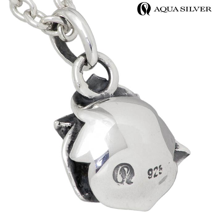 アクアシルバー AQUA SILVER シルバー ネックレス ローズ メンズ