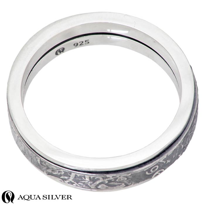 アクアシルバー AQUA SILVER シルバー リング 指輪 幸せのコイン 6 