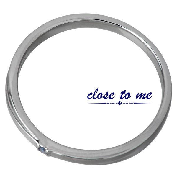 close to me(クロストゥーミー) シルバー リング ブルーダイヤモンド close to me(クロストゥーミー) シルバー リング ブルーダイヤモンド