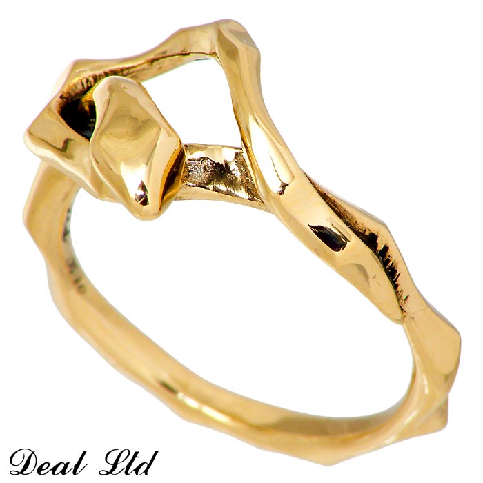 DEAL LTD(ディール エルティーディー) KNOT SNAKE RING SINGLE K10 ゴールド リング 指輪 5～23号