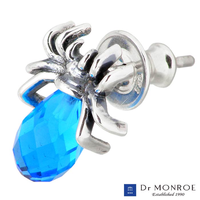 Dr MONROE Sync Note【ドクターモンロー シンクノート】シルバー ピアス スパイダー メンズ レディース クリスタルガラス 蜘蛛 1個売り  片耳用を販売。商品点数3万点以上。シルバーアクセサリー - シーズ / 通販