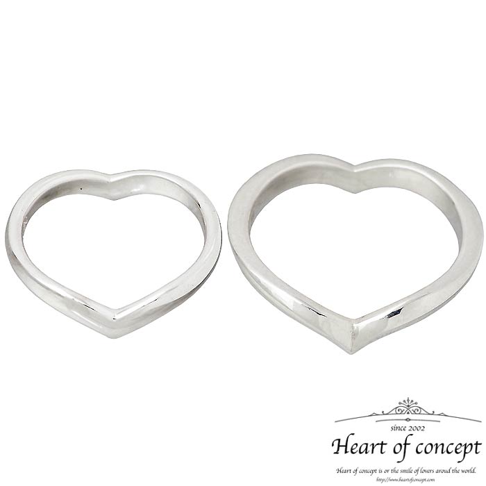 HEART OF CONCEPT【ハートオブコンセプト】シルバー ペアリング