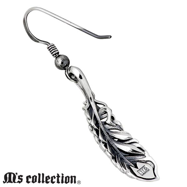 M's collection エムズ コレクション フェザー シルバー フック