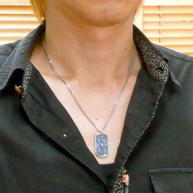 M S Collection エムズ コレクション Thorn シルバー ネックレス メンズ ドッグタグ ストーンを販売 商品点数3万点以上 シルバーアクセサリー シーズ 通販
