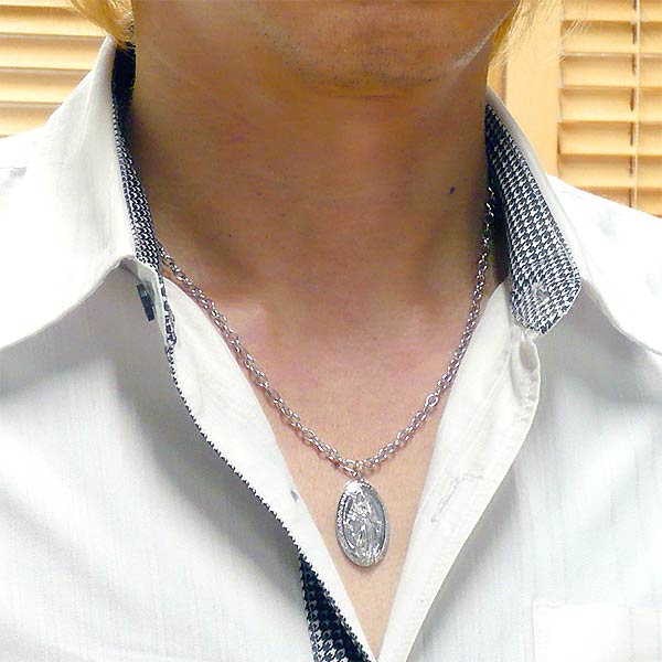 CrazyAngel メンズ レディース ネックレス 喜平 ゲルマニウム