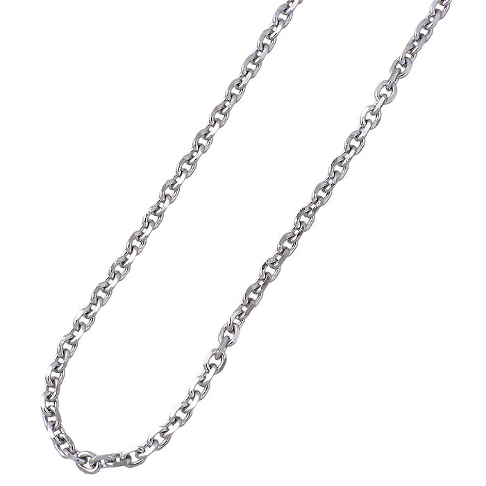 ステンレス ネックレス 金属アレルギー対応 カットアズキチェーン 2.8mm 40-45cm 45-50cm アレルギーフリー シルバー PNC-303-4アレルギーフリーのサージカルステンレスを使用