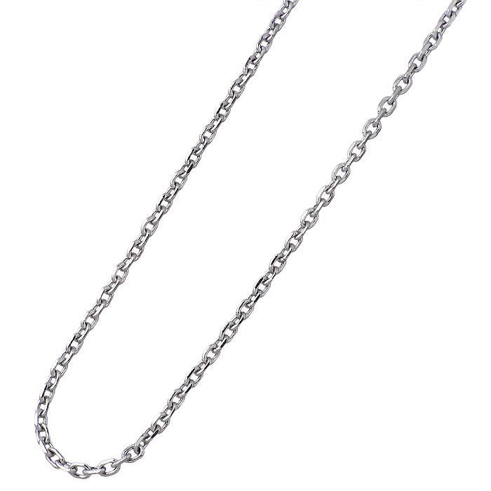 ステンレス ネックレス 金属アレルギー対応 カットアズキチェーン 2.0mm 40-45cm 45-50cm アレルギーフリー シルバー PNC-305-6アレルギーフリーのサージカルステンレスを使用
