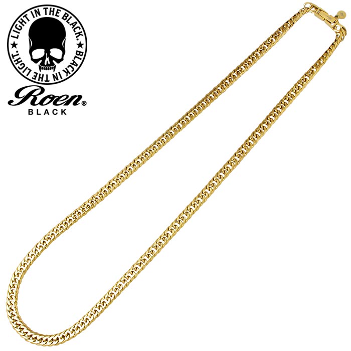 ステンレス RoenBLACK 50cm 5.7mm 金属アレルギー対応 RO-911 代引不可 リコメン堂 - 通販 - PayPayモール ロエン  ブラック 6面W 喜平 キヘイ ネックレス チェーン チェーンの