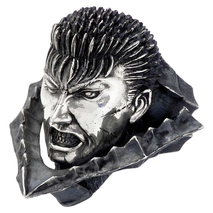 Saints セインツ Berserk Saints ベルセルク ガッツ シルバー リング 指輪 狂戦士の甲冑 兜なし Ver メンズ 17 25号を販売 商品点数3万点以上 シルバーアクセサリー シーズ 通販