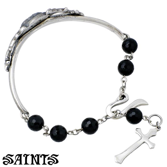 SAINTS(セインツ) 女神 シルバー ブレスレット ハーフバングル
