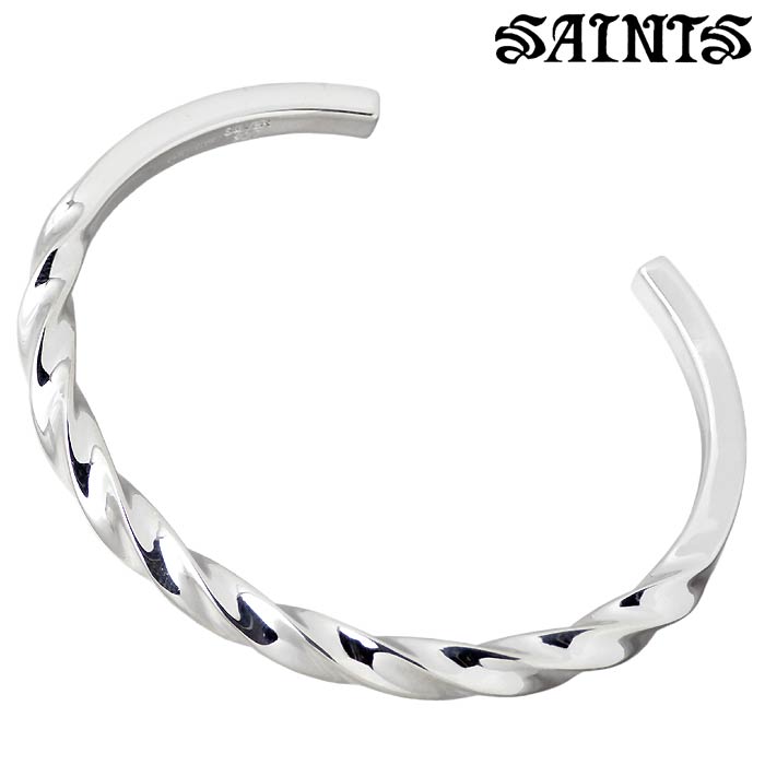 SAINTS(セインツ) マルチツイスト シルバー バングル ブレスレット メンズ・SSB-708を販売。商品点数3万点以上。シルバー