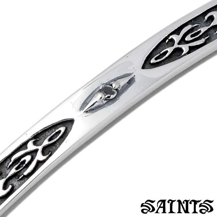 SAINTS(セインツ) コプラ アラベスク シルバー バングル メンズ