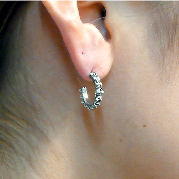 インド ヴィンテージ シルバーピアス（India Silver Earrings