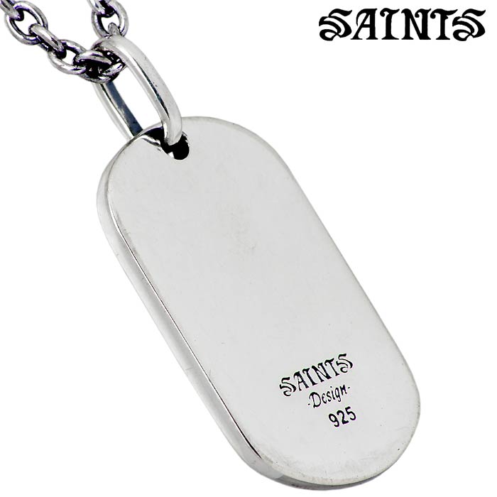 SAINTS(セインツ) スター ドッグタグ シルバー ネックレス メンズ 星を