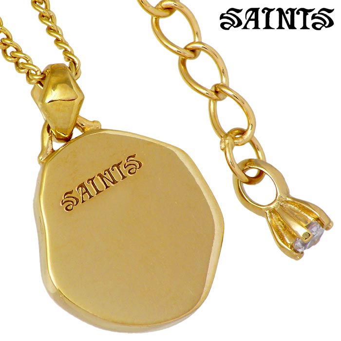 SAINTS【セインツ】真鍮 ブラス ペア ネックレス イニシャル