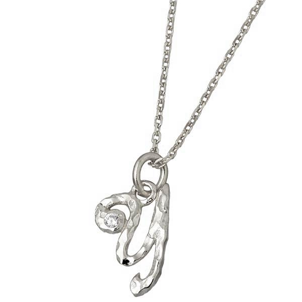 【新発売】 シルバー イニシャル SAINTS(セインツ) ネックレス メンズ Y 絵画