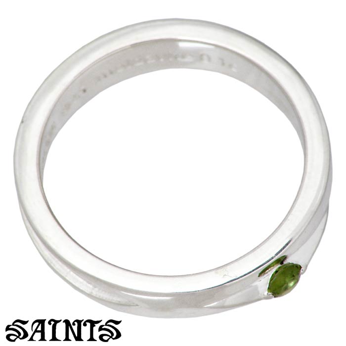 SAINTS【セインツ】シルバー ペア リング 指輪 モルダバイト 15~21号 SAINTS【セインツ】シルバー ペア リング 指輪 モルダバイト 15~21号