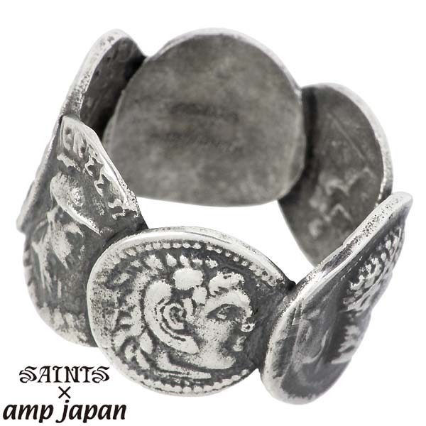 amp japan アンプジャパン　ブレスレット　金具　銀　silver　コイン