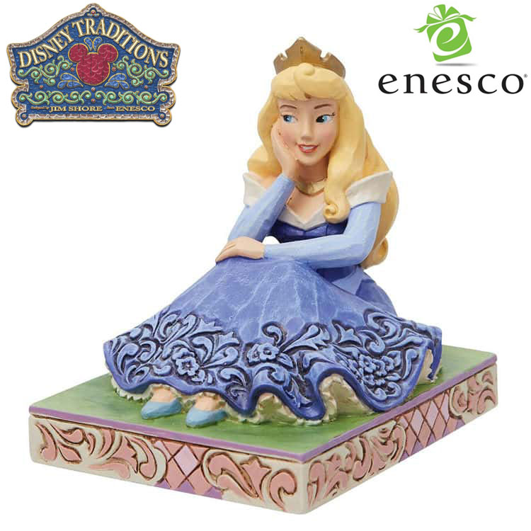 enesco(エネスコ)【Disney Traditions】オーロラ姫 シッティングポーズ ディズニー フィギュア コレクション 人気 ブランド ギフト クリスマス 贈り物 プレゼントに最適 601