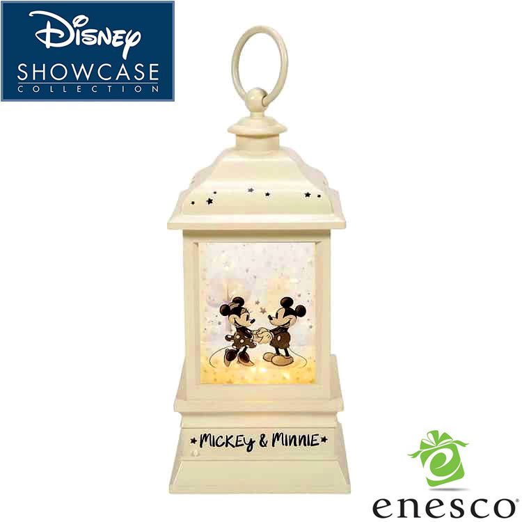 enesco(エネスコ)【Disney Showcase】ミッキー＆ミニー ウォーター ランタン ディズニー フィギュア コレクション 人気 ブランド ギフト