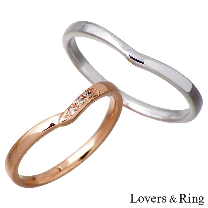 Lovers & Ring【ラバーズリング】K10 ゴールド ペア リング 指輪