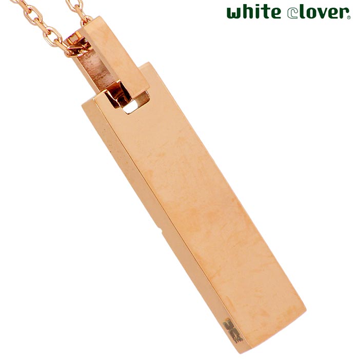 white clover【ホワイトクローバー】ステンレス ネックレス white clover【ホワイトクローバー】ステンレス ネックレス