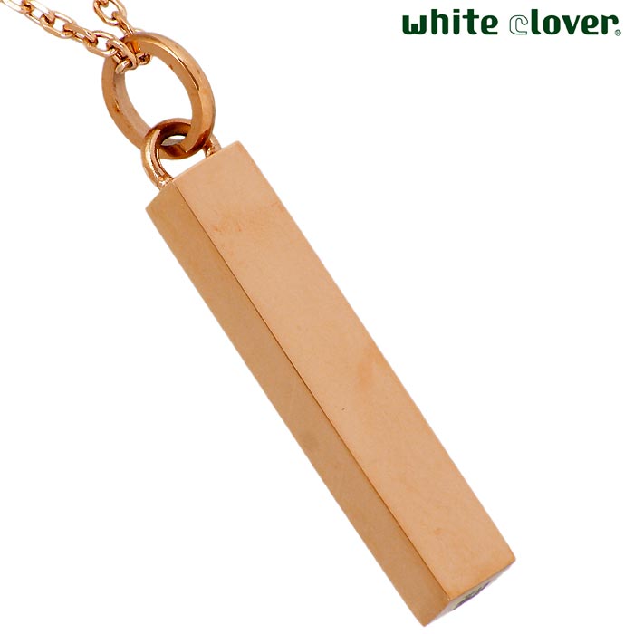 white clover【ホワイトクローバー】ステンレス ペア ネックレス